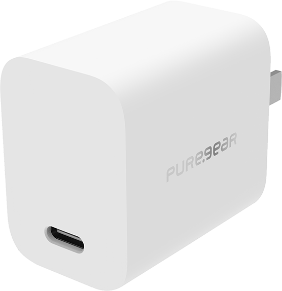 Pure Gear Light Speed USB-C Wall Charger - White